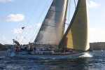 The Challenge 67' Class yachts were designed for The Challenge Business by David Thomas, specifically to race around the world “the wrong way”. The design brief called for exceptionally strong, seaworthy, fast, attractive, modern, steel yachts that were able to sail to windward across the Southern Ocean in relative comfort